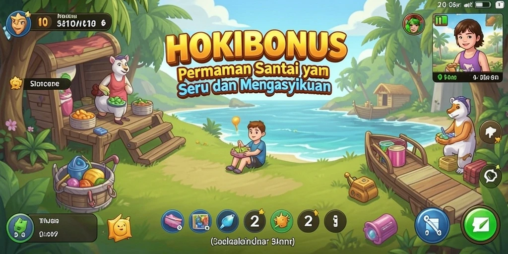 Screenshot HOKIBONUS menampilkan gameplay yang seru dan interaktif.