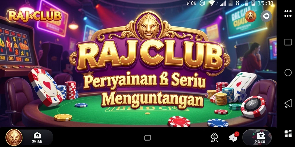 Screenshot RAJACLUB menampilkan sesi permainan Kasino yang mendebarkan.