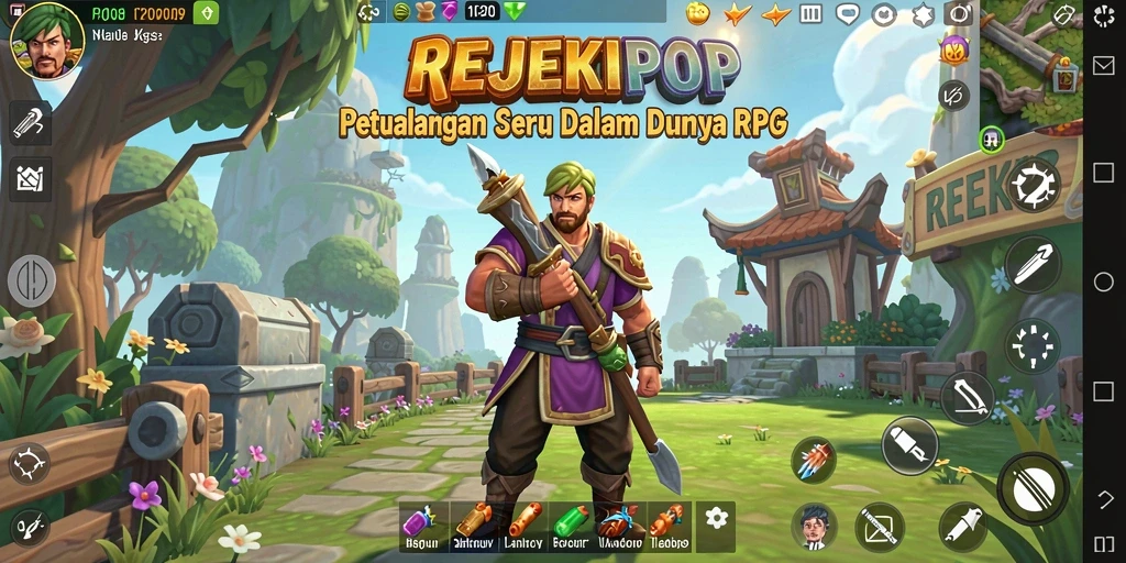 Gameplay seru di dunia RPG REJEKIPOP
