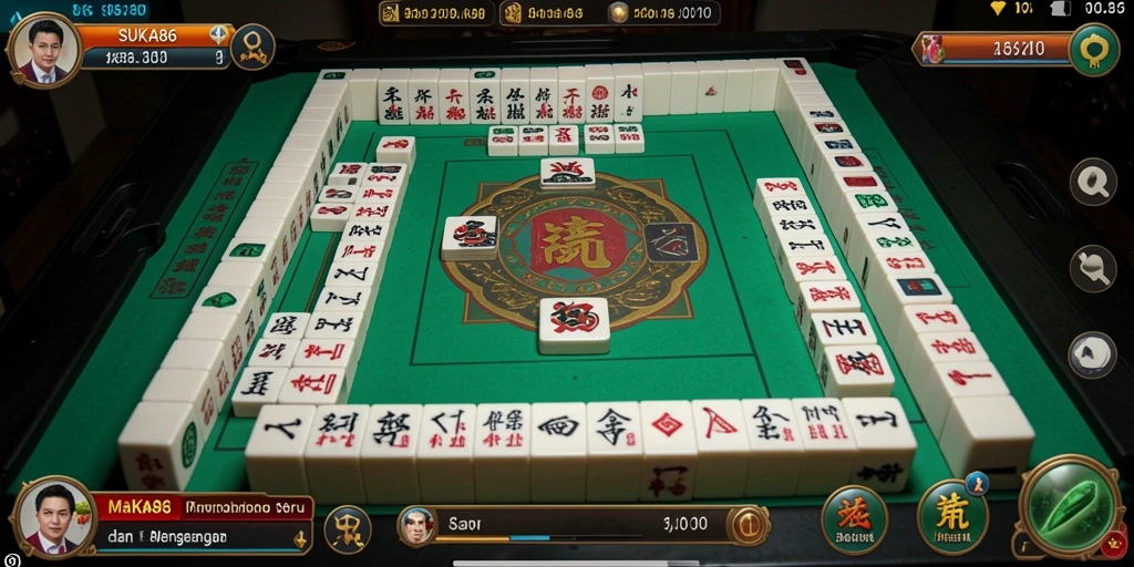 Tampilan gameplay Mahjong yang seru dan menarik di SUKA86.