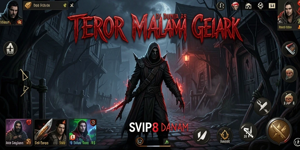 Screenshot gameplay menampilkan nuansa Horror yang intens.